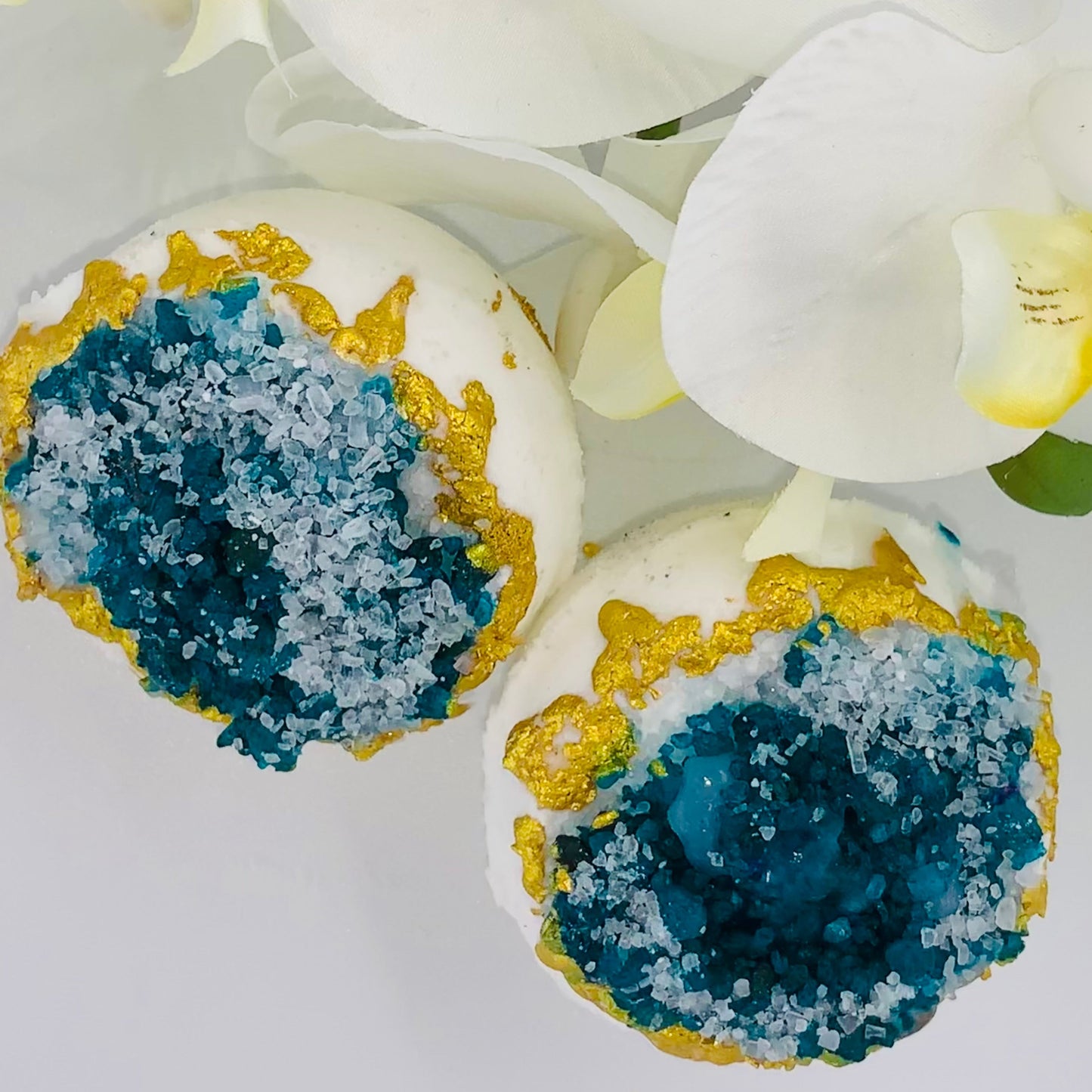 Green Aquamarine- Geode Bath Bomb